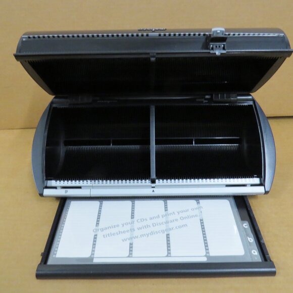 Discgear Selector 100 CD DVD Blu Ray Disc Media Unit Storage Case Black NOB - Picture 5 of 11